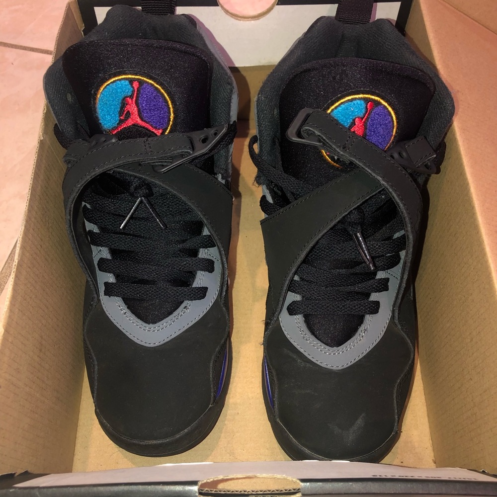 Size 6Y Air Jordan 8 Retro BG with box